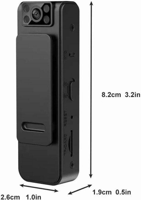 L8 Mini 1080P Body Camera with Night Vision