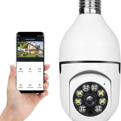E27-Q165-1 Bulb Wi-Fi IP Camera E27-Q165-1 বাল্ব Wi-Fi IP ক্যামেরা
