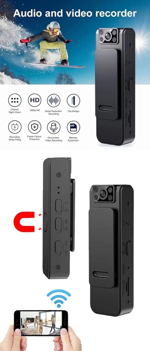 L8 Mini 1080P Body Camera with Night Vision