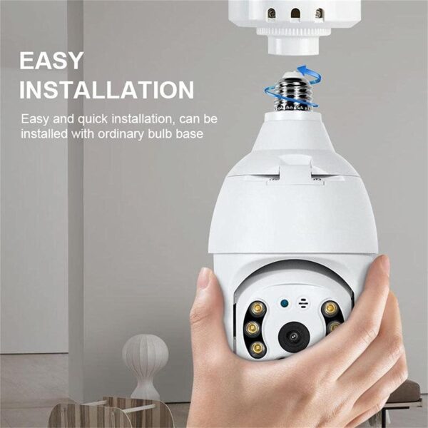 E27-Q165-1 Bulb Wi-Fi IP Camera E27-Q165-1 বাল্ব Wi-Fi IP ক্যামেরা