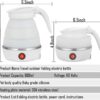 Portable Travel Electric Kettle 0.6L ০.৬ লিটার পোর্টেবল ট্রাভেল ইলেকট্রিক কেটলি