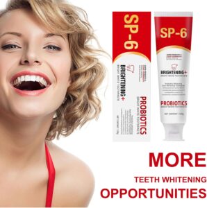 SP-6 Probiotic Bright Whitening Toothpaste  SP-6 প্রোবায়োটিক ব্রাইট হোয়াইটনিং টুথপেস্ট