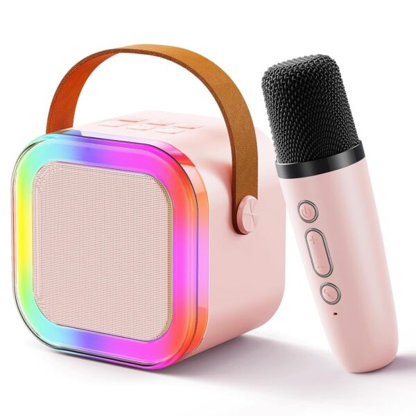 K-12 Portable Wireless Karaoke Mic with Built-in Speaker