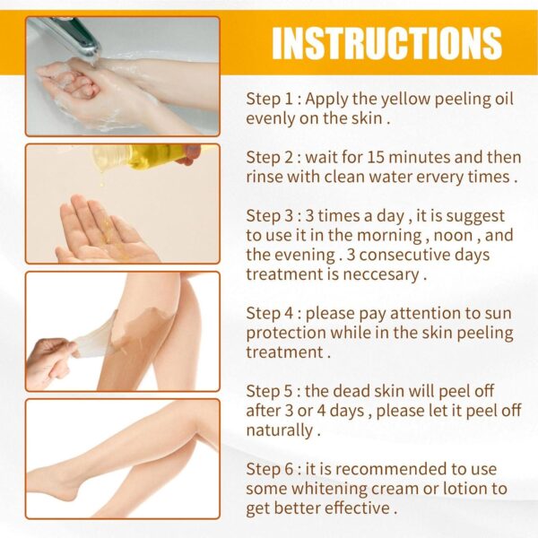 Dark Skin Yellow Peeling Oil5