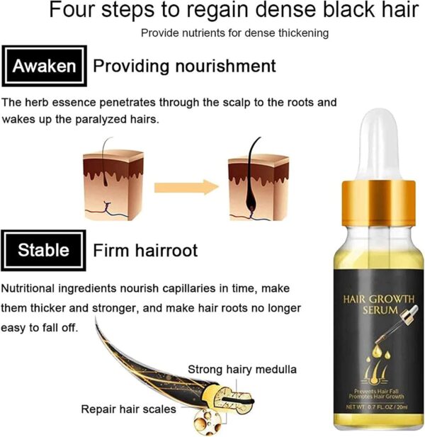 EELHOE Biotin Thickening Herbal Serum6