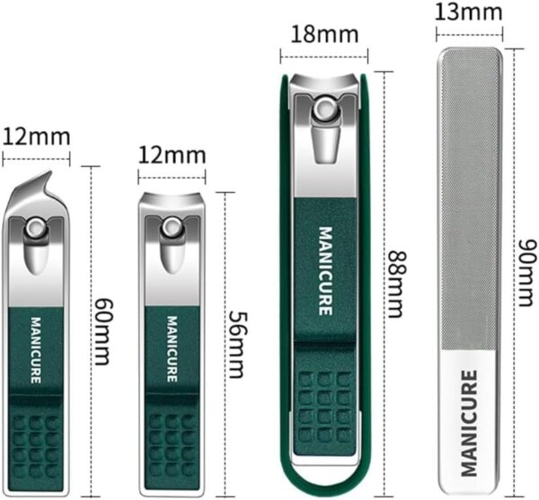 Manicure Nail Clipper Set 4 Pcs5