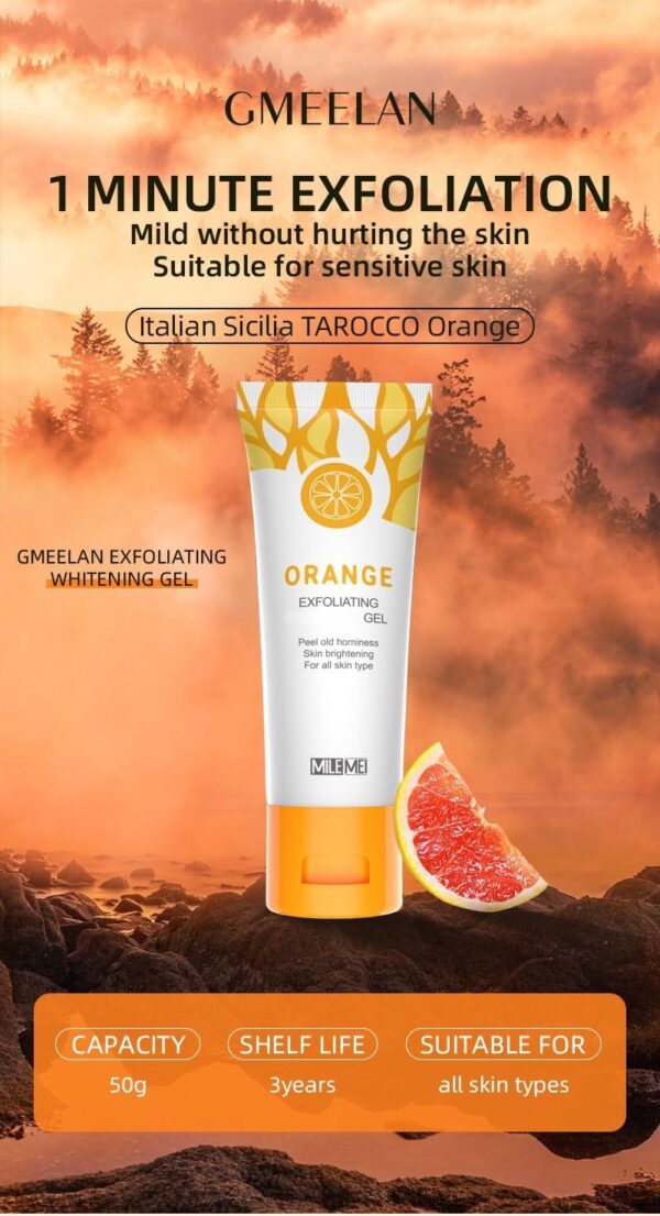 Orange Face Exfoliator Gel2