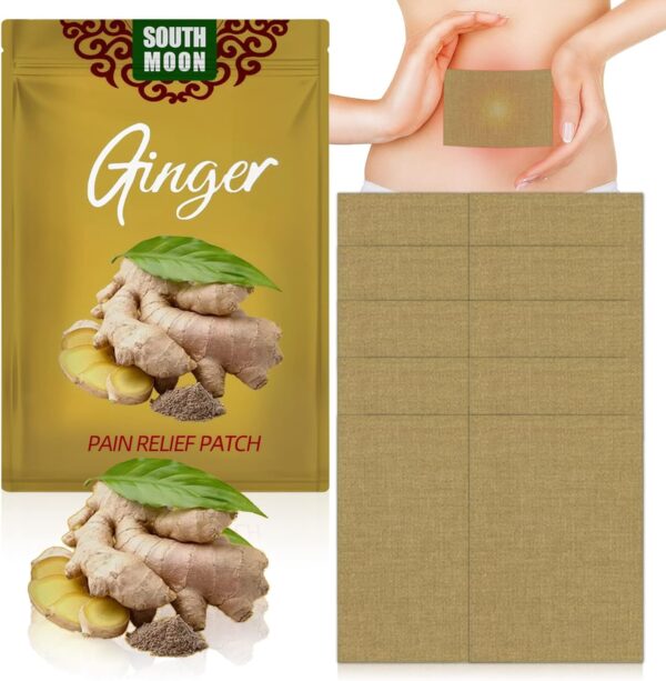 10Pcs Lymphatic Healing Ginger Patchm