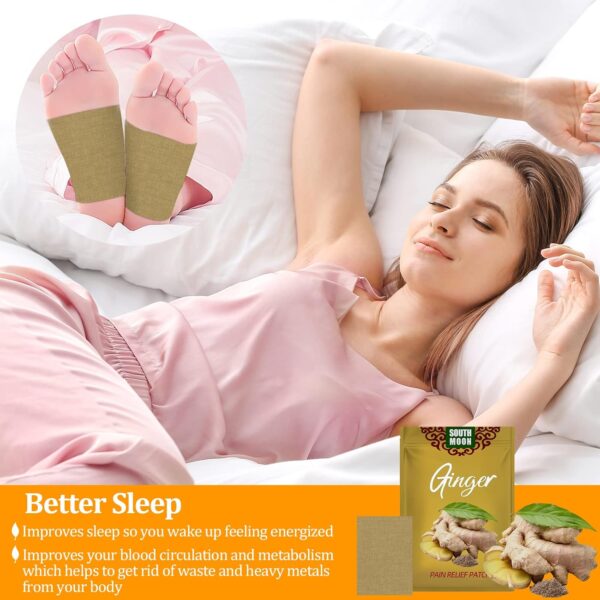 10Pcs Lymphatic Healing Ginger Patchm3
