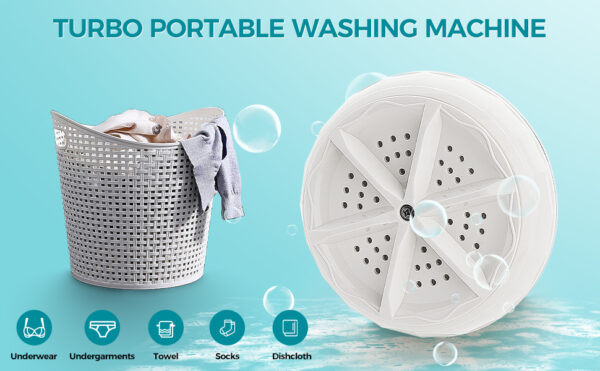 K-2 Ultrasonic Portable Washing Machine  K-2 আল্ট্রাসোনিক পোর্টেবল ওয়াশিং মেশিন