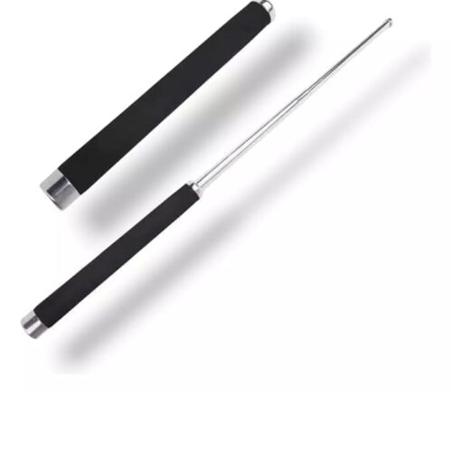 Stainless Steel self Defence Foldable Extendable Wand Stick স্টেইনলেস স্টিলের স্ব-প্রতিরক্ষা ভাঁজযোগ্য এক্সটেন্ডেবল ওয়ান্ড স্টিক