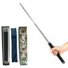 Stainless Steel self Defence Foldable Extendable Wand Stick স্টেইনলেস স্টিলের স্ব-প্রতিরক্ষা ভাঁজযোগ্য এক্সটেন্ডেবল ওয়ান্ড স্টিক