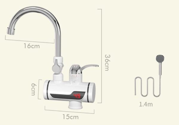 Instant Water Heater Faucet 3000 watt ইনস্ট্যান্ট ওয়াটার হিটার ফসেট 3000 watt