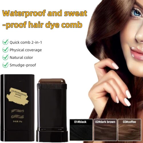 2-in-1 Hair Color Dye Stick Comb ২-ইন-১ হেয়ার কালার ডাই স্টিক চিরুনি