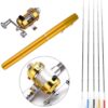 MINI POCKET PEN FISHING ROD POLE