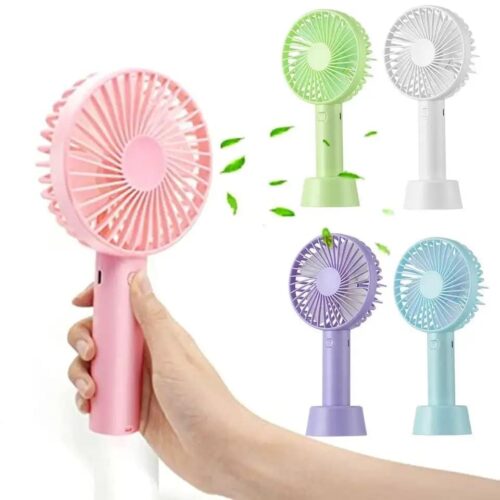Mini Handy Fan – Portable USB Rechargeable Handheld Cooling Fan