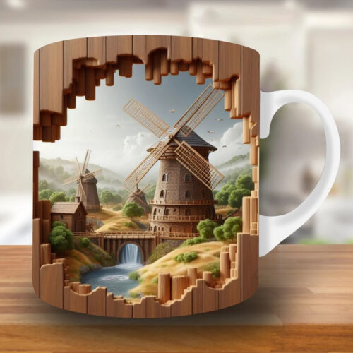 3d mug1 3D Design Ceramic Mug
