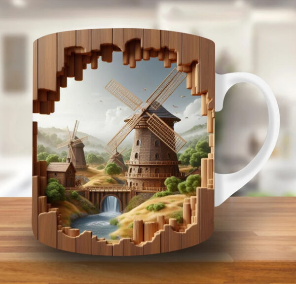 3d mug1 3D Design Ceramic Mug