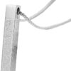 Stainless Steel Ayat Ul Kursi 3D Bar Pendant Necklace