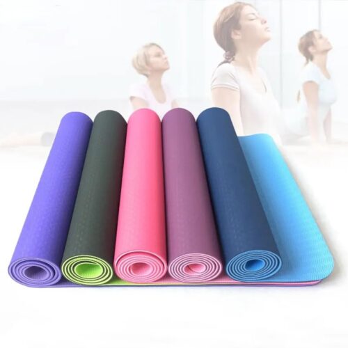 yoga mat4 Foldable Non-Slip Soft Exercise Yoga Mat